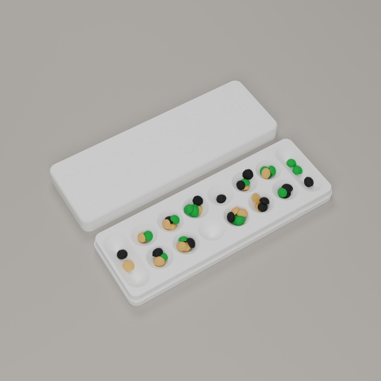 Mancala Reisspel, complete set