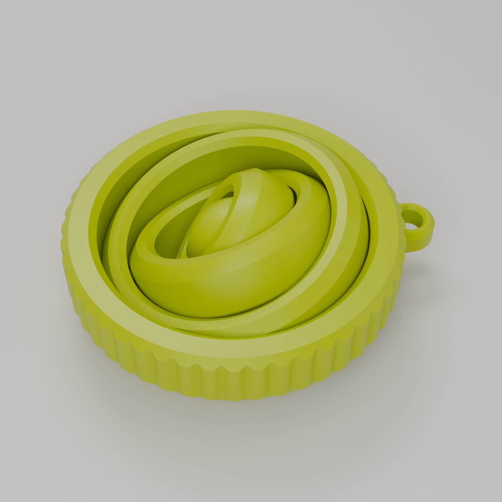Gyro Ringen Fidget in felgroen
