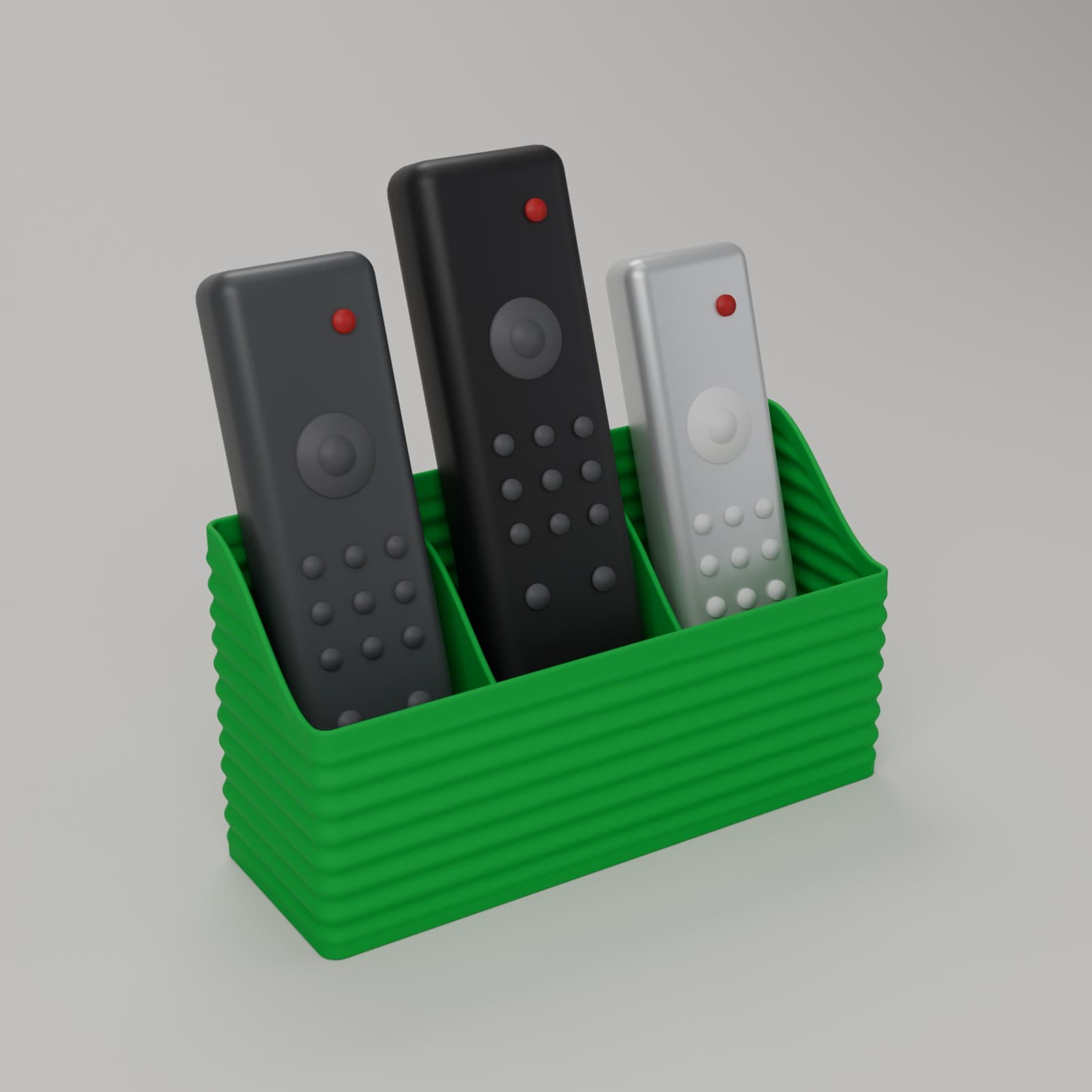 Afstandsbedieningenhouder in groen