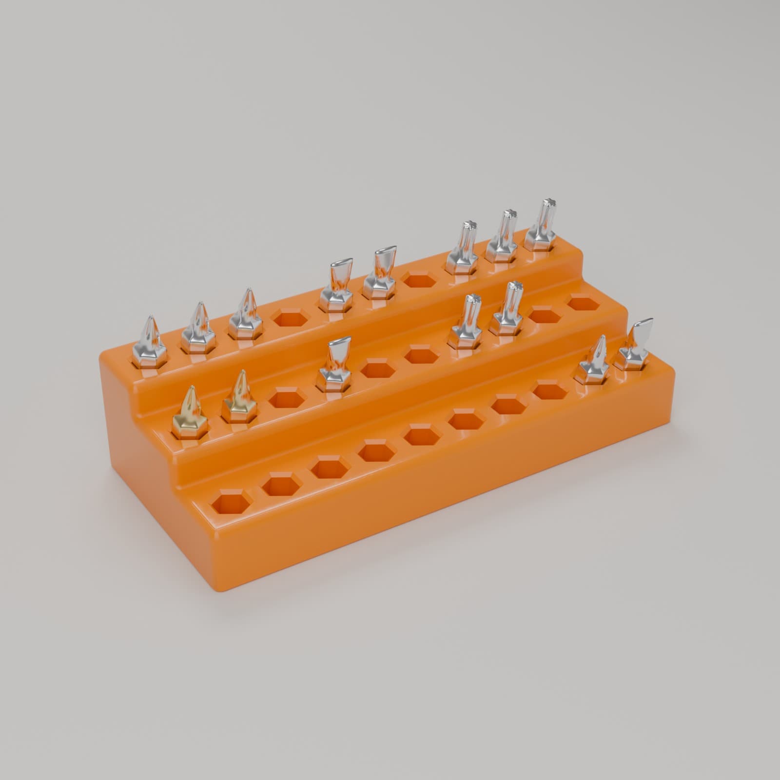 Bitshouder voor 30 bits in pompoenoranje